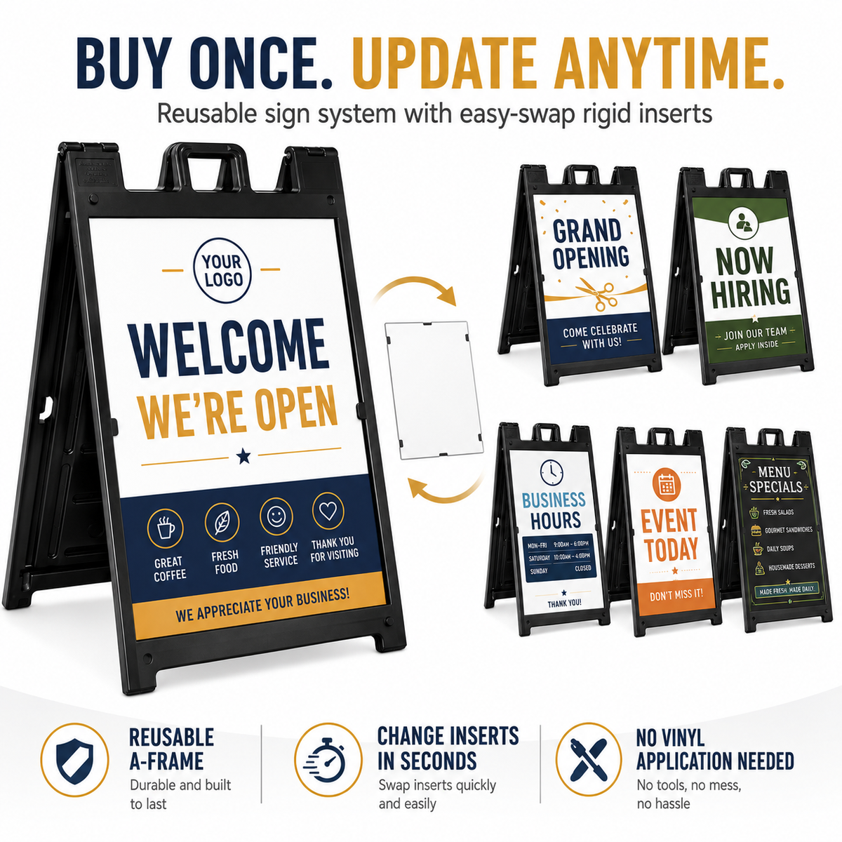 A-Frame Sidewalk Signs