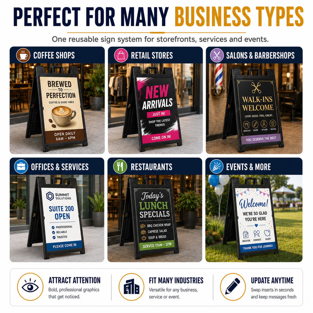 A-Frame Sidewalk Signs